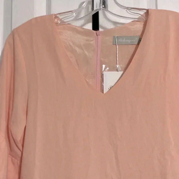 Belongsci peach lined dress Size S dress NWT size SMALL - Picture 3 of 12